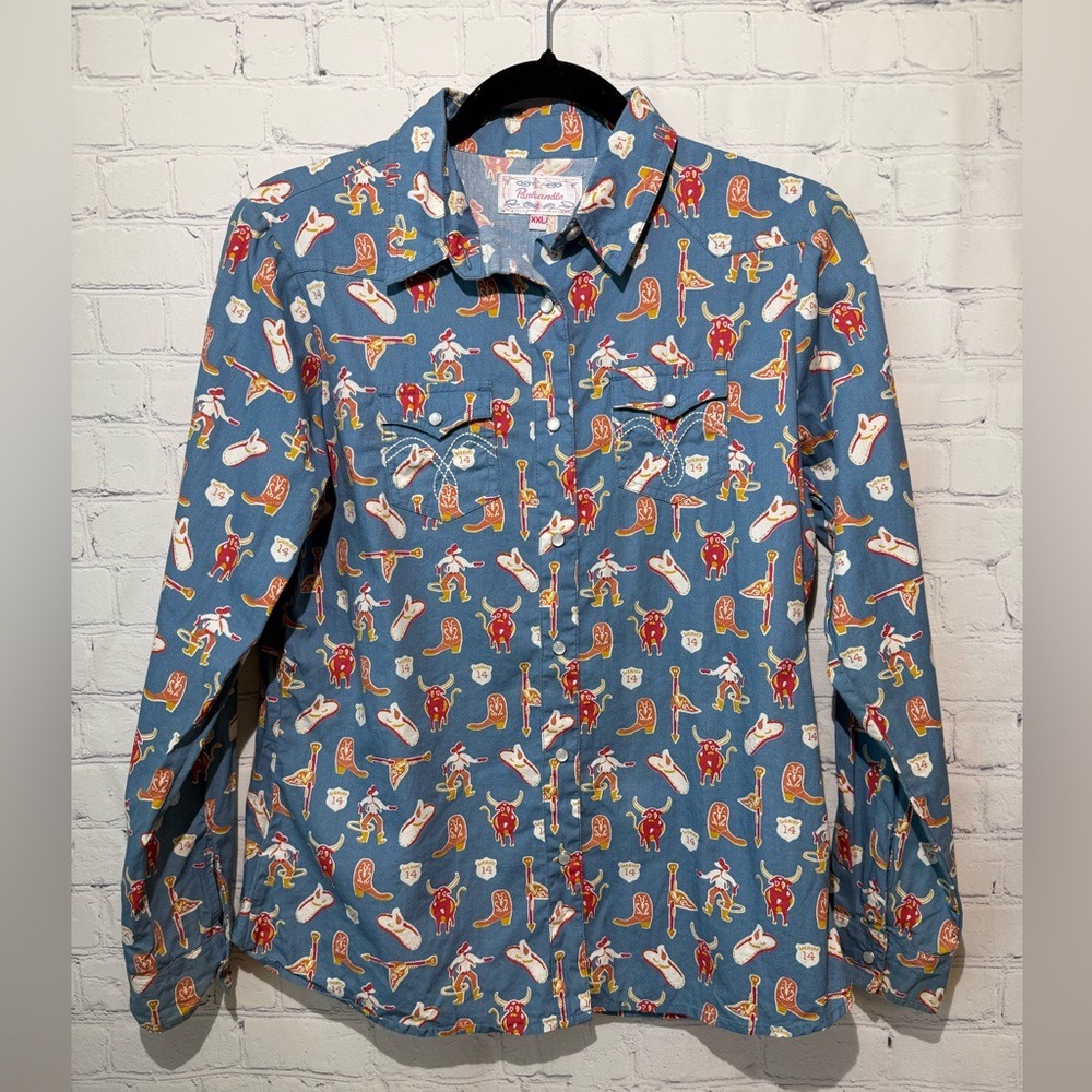 Panhandle size XXL pearl snap western shirt